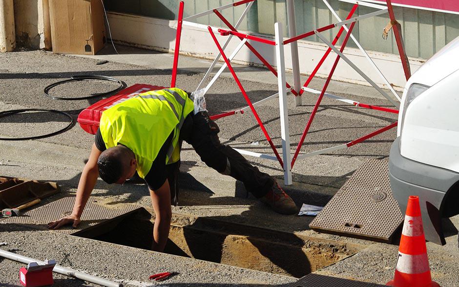 assainissement canalisation Presles