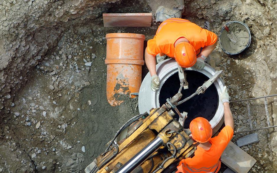 assainissement canalisation Presles